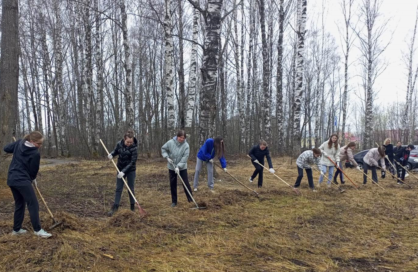 На территории Кудымкарского округа продолжаются весенние субботники