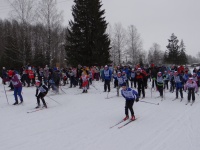 Жители Кудымкарского муниципального округа приняли участие в открытой Всероссийской массовой лыжной гонке «Лыжня России»