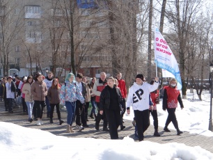 Город Кудымкар присоединился к Всероссийской акции «10 тысяч шагов к жизни» 