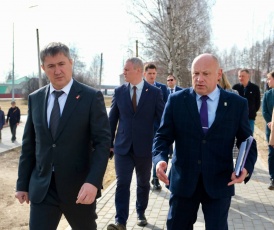 Дмитрий Махонин посетил с рабочим визитом Кудымкарский муниципальный округ