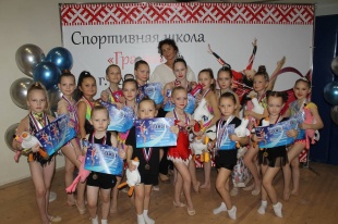 На соревнованиях по художественной гимнастике юные спортсменки Кудымкарского округа завоевали 53 медали 