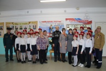 В школе № 8 состоялось торжественное мероприятие, посвященное открытию зала Славы и Памяти