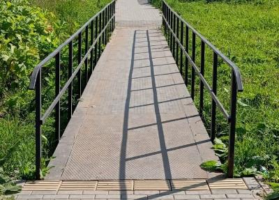  Устройство пешеходного моста к памятнику, погибшим воинам-землякам в годы Великой Отечественной войны в с. Ленинск