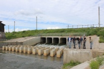 Подрядчик приступил к капитальному ремонту гидротехнического сооружения в Кудымкаре на р. Кува 