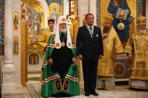 Освящение Благовещенского собора в Дивеевском монастыре