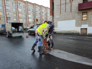 В Кудымкаре завершается благоустройство восьми дворовых территорий
