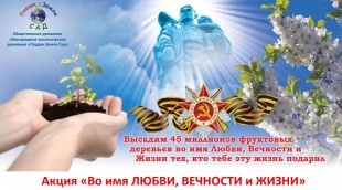 Всероссийская эколого-патриотическая акция «Во имя любви, вечности и жизни»
