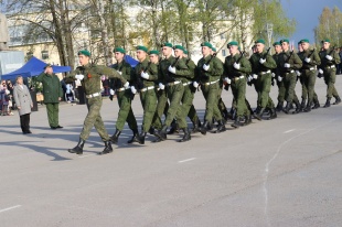 В Кудымкаре прошел межмуниципальный смотр строя и песни