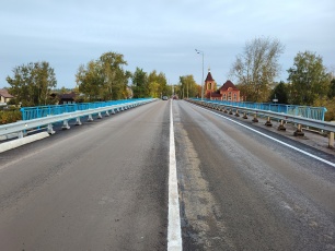 В Кудымкаре завершен капитальный ремонт моста через реку Иньва