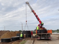 О кратковременном понижении уровня воды в пруду 