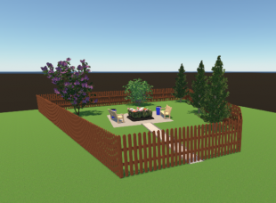 Благоустройство сквера в селе Верх-Юсьва