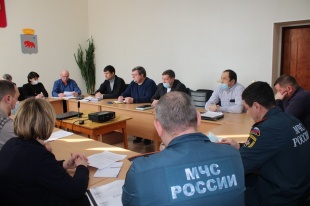 В администрации города Кудымкара прошло совместное заседание противопаводковой комиссии