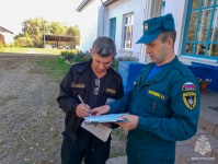 Информация о произошедших пожарах и проведенной профилактической работе за сутки 22 сентября