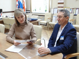 В администрации Кудымкарского округа состоялась рабочая встреча с социальным координатором филиала фонда «Защитники Отечества»