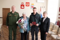 Погибшего бойца удостоили орденом Мужества