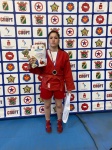 Диана Мехоношина стала серебряным призером на Всероссийских соревнованиях по самбо 