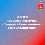 Подведены итоги краевого конкурса среди ТОСов и старост населенных пунктов