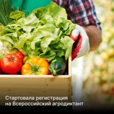 Стартовала регистрация на первый Всероссийский агродиктант