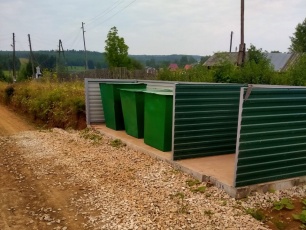 Установка контейнерных площадок в Кудымкарском муниципальном округе