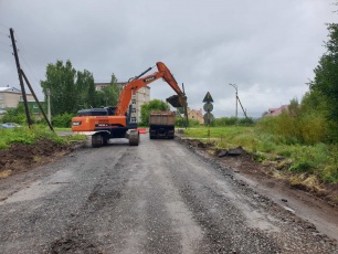 В Кудымкаре продолжается ремонт дорог