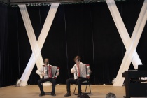 27 января в малом зале Культурно-Делового Центра города Кудымкара состоялся концерт обучающихся отделения народных инструментов детской школы искусств им. А.И. Клещина "Музыка войны", посвященный дню снятия блокады Ленинграда.