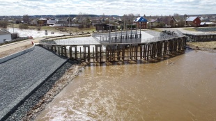 В Кудымкаре завершен капитальный ремонт гидротехнического сооружения на р. Кува, определены даты ввода в эксплуатацию и начала заполнения ложа пруда