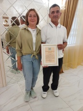 Супружеская пара из г. Кудымкара отметила 35-летие совместной жизни