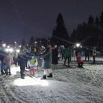 В Кудымкаре состоялась лыжная гонка с фонариками 